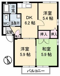 エスポワール E棟の物件間取画像